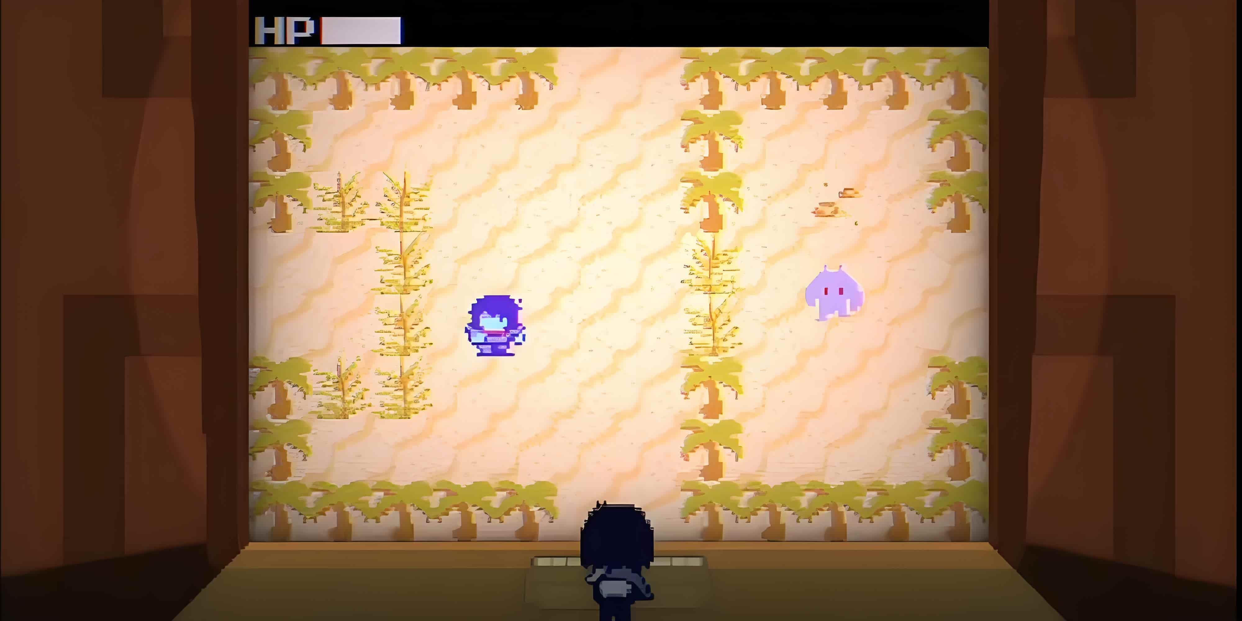 Backstage Minigame in Deltarune