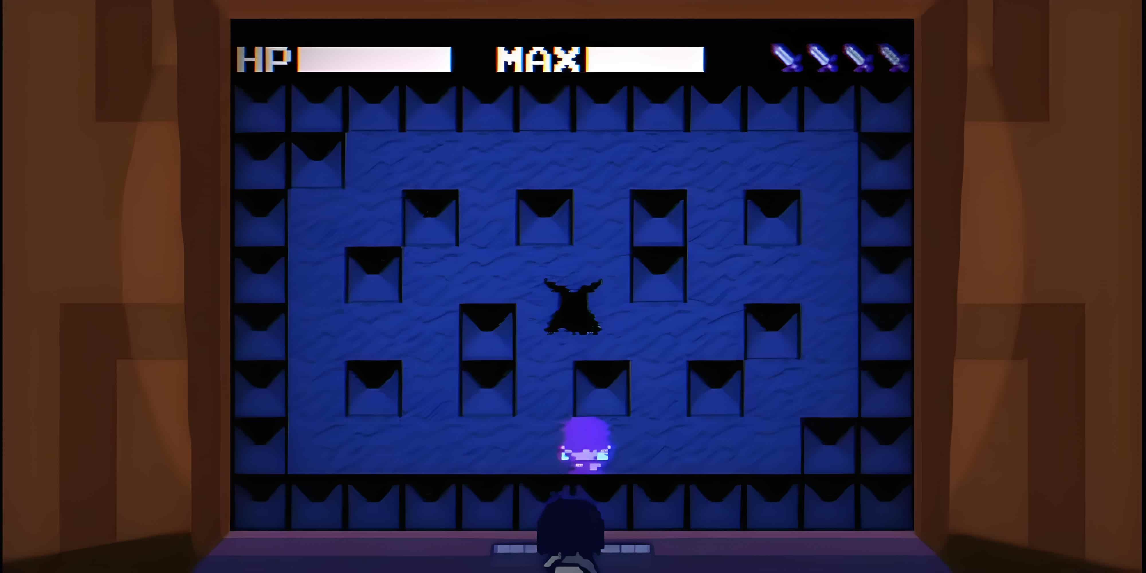 Shadow Mantle Boss in Deltarune